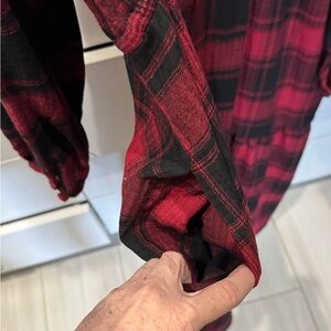Knox Rose Red and Black Plaid Men's Shirt